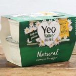 Yeo Valley Organic Natural Yogurts 4x120g