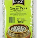 NATCO GREEN PEAS WHOLE 500g